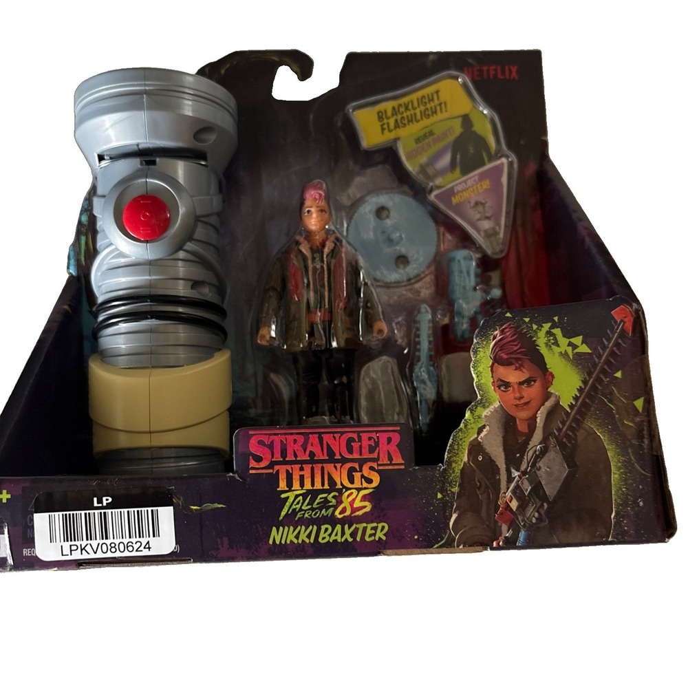 Stranger Things Tales From '85 Nikki Baxter with Blacklight Flashlight NIB